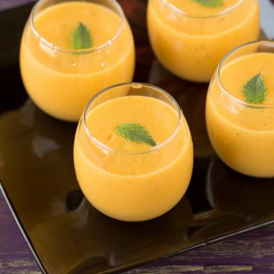 Mango and Banana Smoothie Pudding