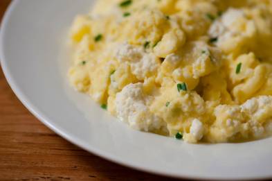 Soft Scrambled Eggs with Ricotta