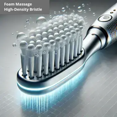 Foam Massage & High-Density Bristle